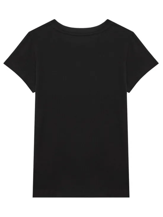 Calvin Klein Jeans T-Shirt Glitter IG0IG02972 D Czarny Slim Fit