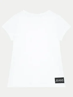 Calvin Klein Jeans T-Shirt IG0IG00380 Biały Regular Fit