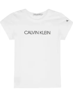Calvin Klein Jeans T-Shirt IG0IG00380 Biały Regular Fit