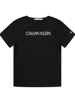 Calvin Klein Jeans T-Shirt Institutional SS IB0IB00347 Biały Regular Fit