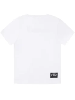 Calvin Klein Jeans T-Shirt Institutional SS IB0IB00347 Biały Regular Fit