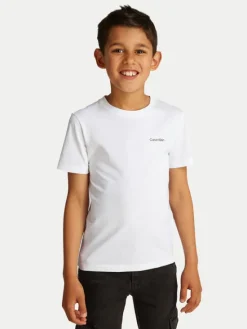 Calvin Klein Jeans T-Shirt IU0IU00683 Biały Regular Fit