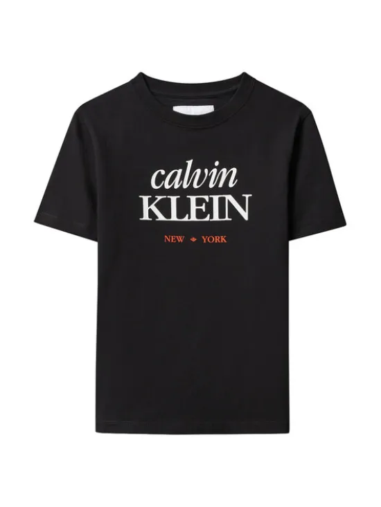 Calvin Klein Jeans T-Shirt LVCKSJA07B Czarny Regular Fit