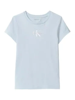 Calvin Klein Jeans T-Shirt LVCKSJA15G Niebieski Regular Fit