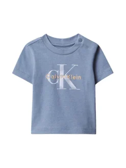 Calvin Klein Jeans T-Shirt LVCKSJA48B Niebieski Regular Fit