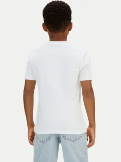 Calvin Klein Jeans T-Shirt LVCKSJA08B Biały Regular Fit