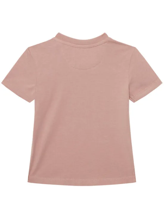 Calvin Klein Jeans T-Shirt Monogram IN0IN00334 Różowy Regular Fit