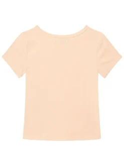 Calvin Klein Jeans T-Shirt Monologo LVCKSJB11G Pomarańczowy jasny Regular Fit