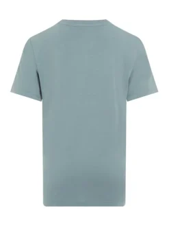 Calvin Klein Jeans T-Shirt Slogan Graphic IB0IB02459 Niebieski Regular Fit