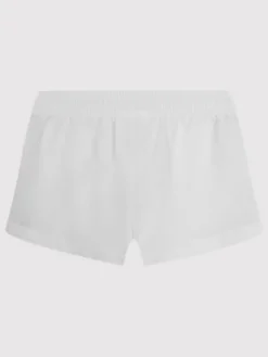 Champion Szorty sportowe 404357 Biały Regular Fit