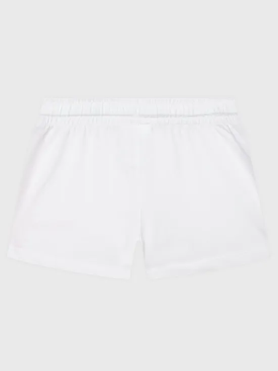 Champion Szorty sportowe 404669 Biały Regular Fit