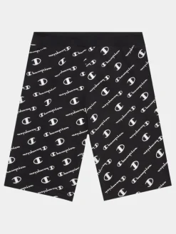 Champion Szorty sportowe 306297 Czarny Regular Fit