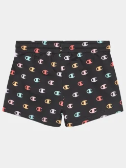 Champion Szorty sportowe 404616 Czarny Regular Fit