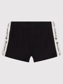 Champion Szorty sportowe 404357 Czarny Regular Fit