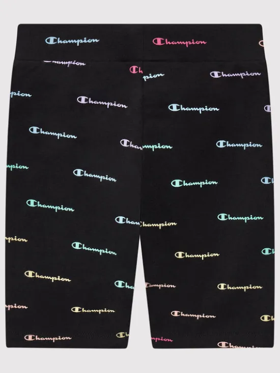 Champion Szorty sportowe 404432 Czarny Slim Fit