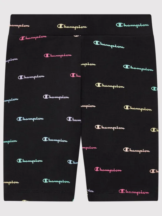 Champion Szorty sportowe 404432 Czarny Slim Fit