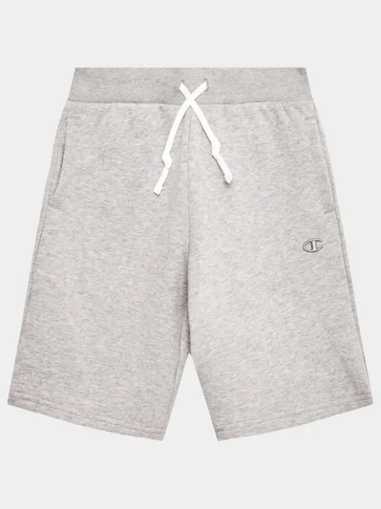 Champion Szorty sportowe Embroidered 306348 Szary Regular Fit