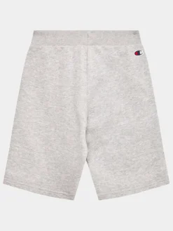 Champion Szorty sportowe Embroidered 306348 Szary Regular Fit