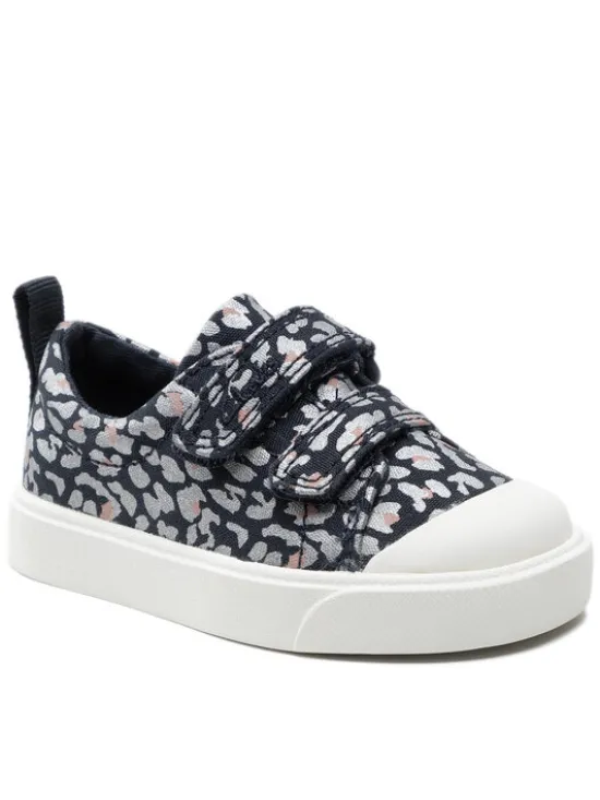 Clarks Trampki City Bright T. 261652036 Granatowy
