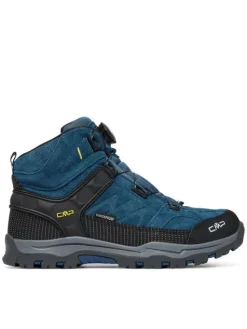 CMP Trekkingi Kids Kiruna Mid Fitgo Fleece Wp 3Q57894J Niebieski