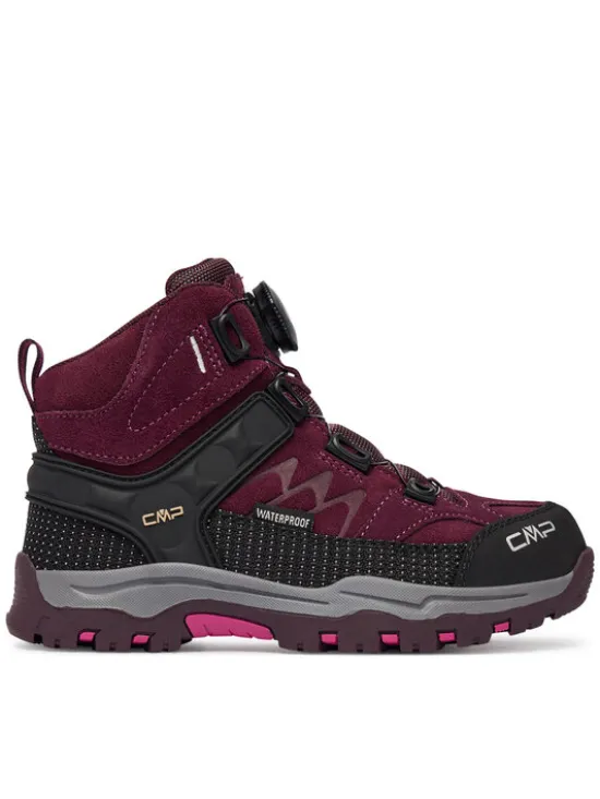 CMP Trekkingi Kiruna Mid Fitgo Wp 3Q56784 Bordowy