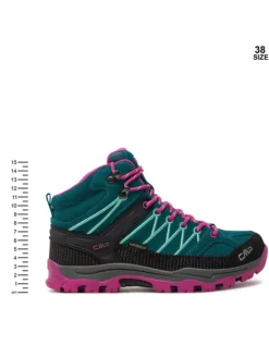 CMP Trekkingi Rigel Mid Trekking Shoes Wp 3Q12944J Turkusowy