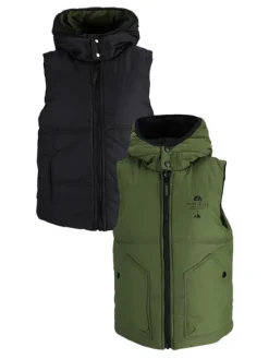 Coccodrillo Bezrękawnik WC5178502OBK Zielony Regular Fit