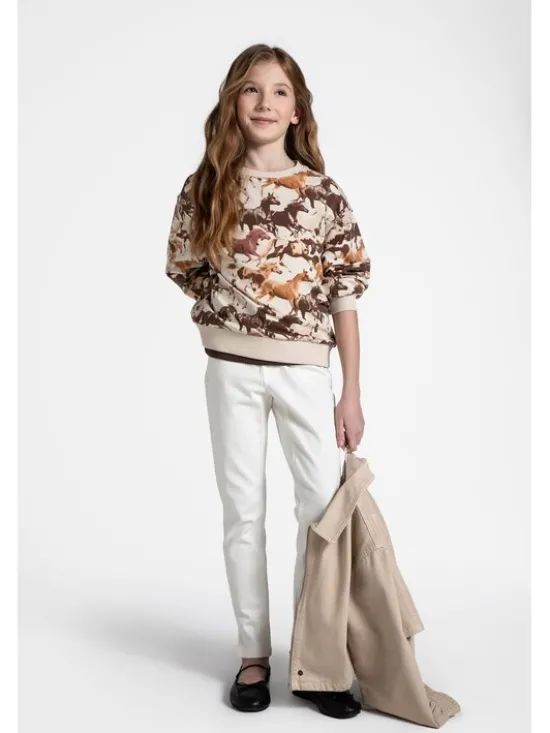 Coccodrillo Bluza WC5132102NGJ-002 Beżowy Regular Fit
