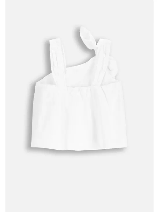 Coccodrillo Bluzka WC5140501EJG-001 Biały Regular Fit