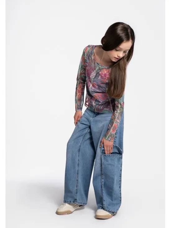 Coccodrillo Jeansy WC5123105JCG-015 Granatowy Regular Fit