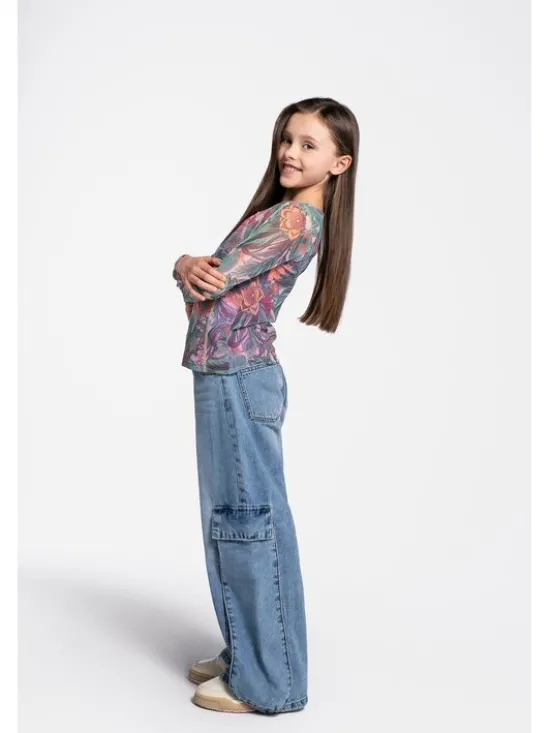 Coccodrillo Jeansy WC5123105JCG-015 Granatowy Regular Fit