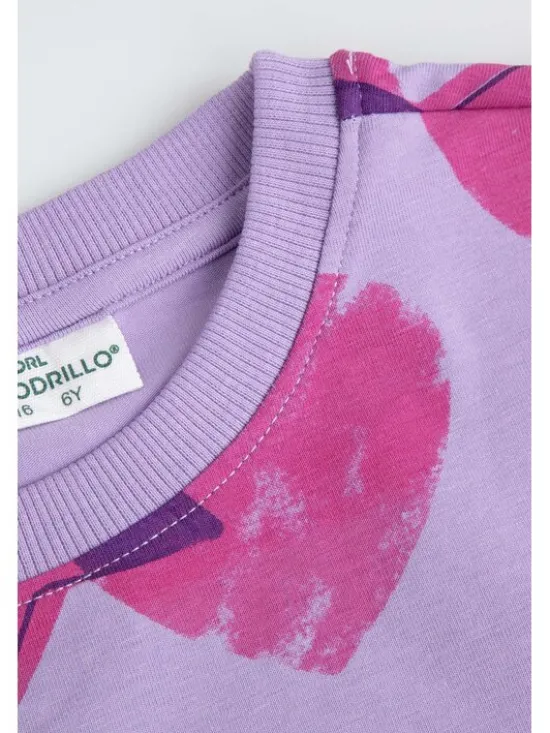 Coccodrillo Komplet dresowy ZC6117302HGK-016 Fioletowy Regular Fit