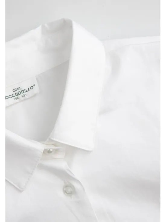Coccodrillo Koszula WC6140102BSG-001 Biały Regular Fit