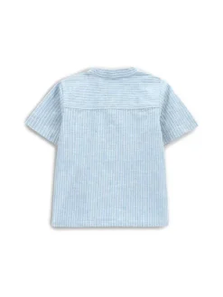Coccodrillo Koszula WC5136201HBN Błękitny Regular Fit
