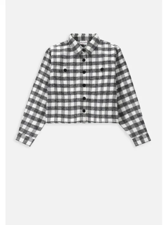 Coccodrillo Koszula WC4140101JPJ-021 Czarny Regular Fit