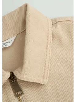 Coccodrillo Kurtka przejściowa WC5152203OGJ-003 Kremowy Regular Fit