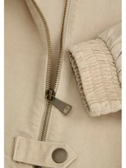 Coccodrillo Kurtka przejściowa WC5152203OGJ-003 Kremowy Regular Fit