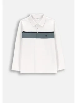 Coccodrillo Longsleeve WC6143501BSB-001 Biały Regular Fit