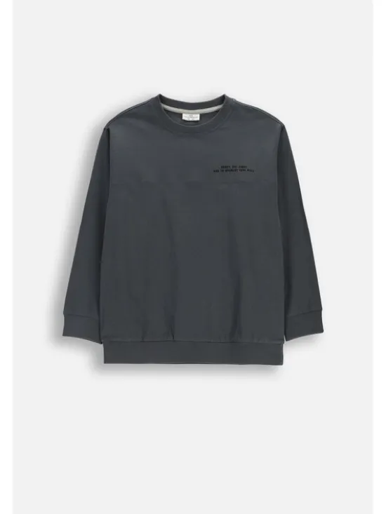 Coccodrillo Longsleeve WC6143102RBJ-020 Szary Regular Fit