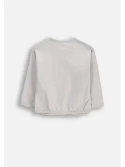 Coccodrillo Longsleeve WC6143101SUN-019 Szary Regular Fit