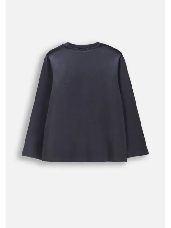 Coccodrillo Longsleeve ZC6143104ABJ-015 Granatowy Regular Fit
