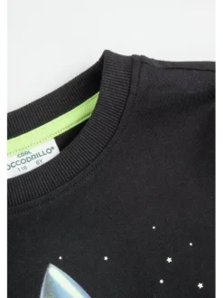 Coccodrillo Longsleeve ZC6143102GBK-021 Czarny Regular Fit