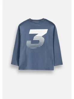 Coccodrillo Longsleeve ZC6143102GBJ-014 Niebieski Regular Fit