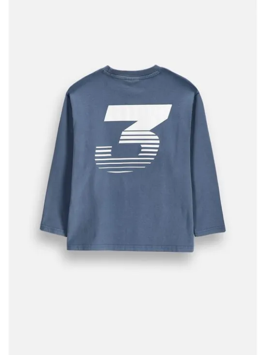 Coccodrillo Longsleeve ZC6143102GBJ-014 Niebieski Regular Fit