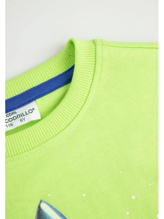 Coccodrillo Longsleeve ZC6143102GBK-030 Żółty Regular Fit