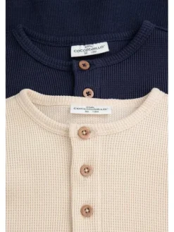 Coccodrillo Longsleeve ZC6143103MBN-002 Beżowy Regular Fit