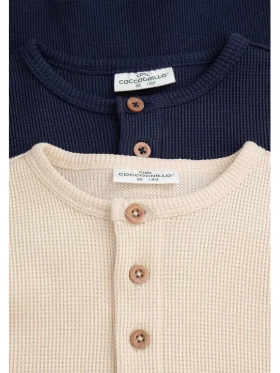 Coccodrillo Longsleeve ZC6143103MBN-002 Beżowy Regular Fit