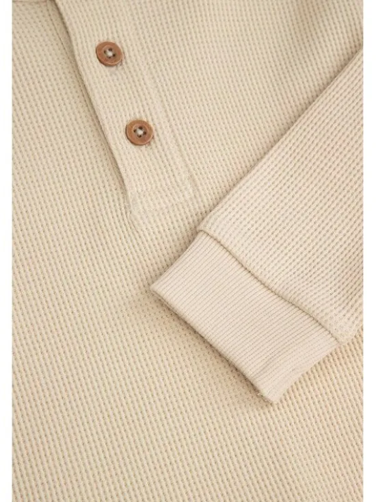Coccodrillo Longsleeve ZC6143103MBN-002 Beżowy Regular Fit