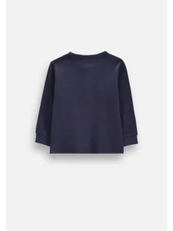 Coccodrillo Longsleeve ZC6143103MBN-015 Granatowy Regular Fit