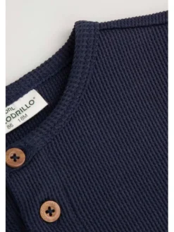 Coccodrillo Longsleeve ZC6143103MBN-015 Granatowy Regular Fit
